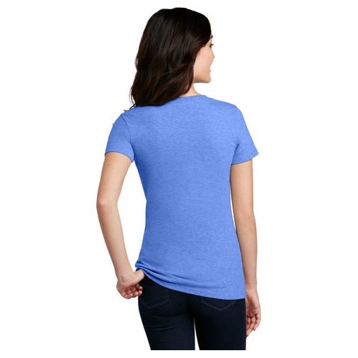 District® Women’s Perfect Blend® CVC Tee Full Front Logo