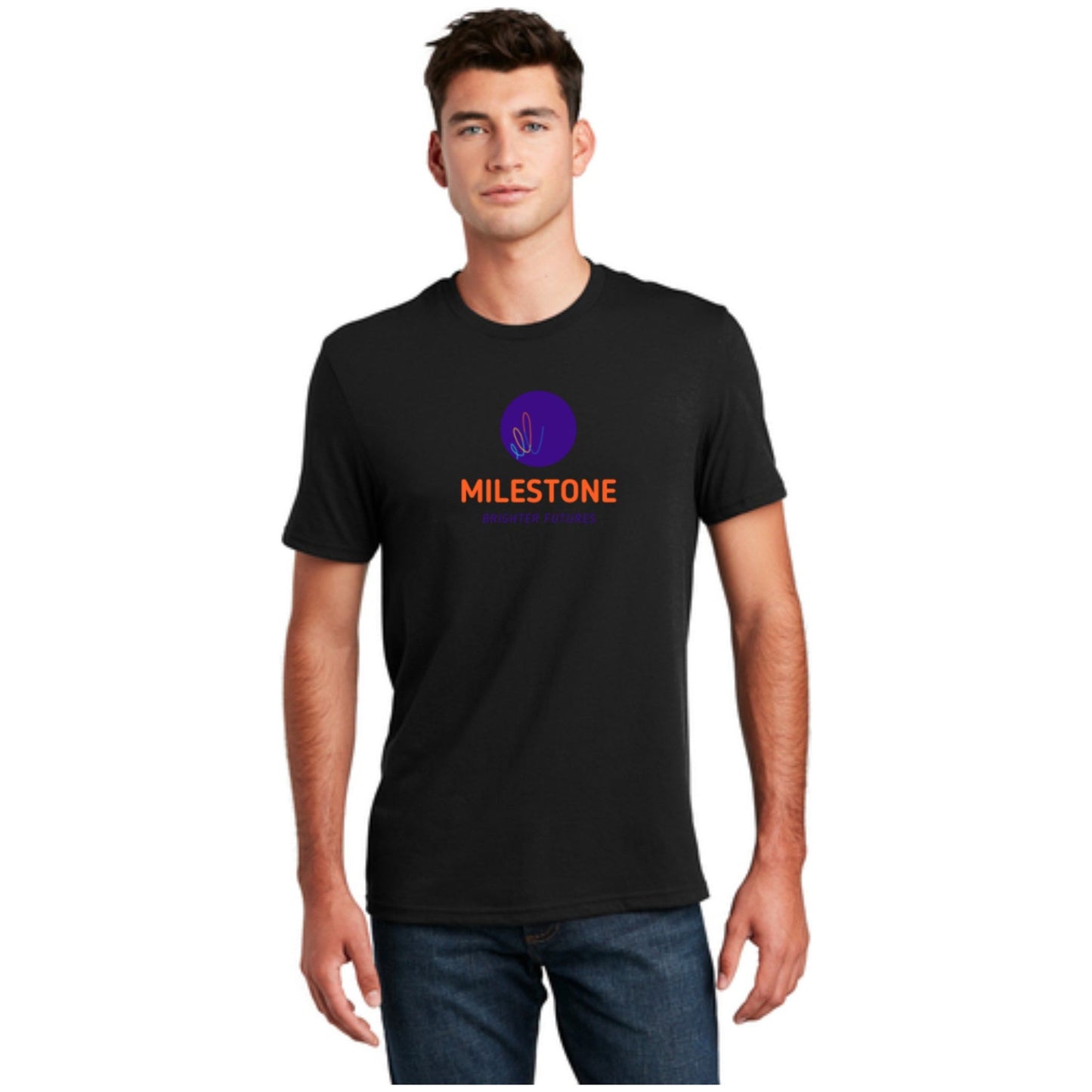 District® Perfect Blend® CVC Tee Full Front Logo