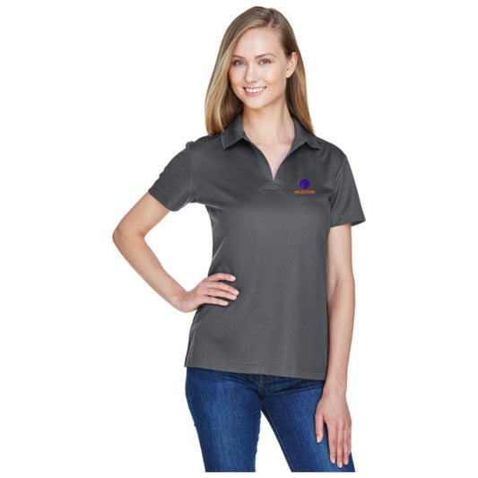 Devon & Jones CrownLux Performance® Ladies' Plaited Polo