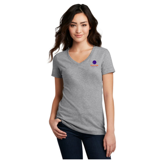 District® Women’s Perfect Blend® CVC V-Neck Tee