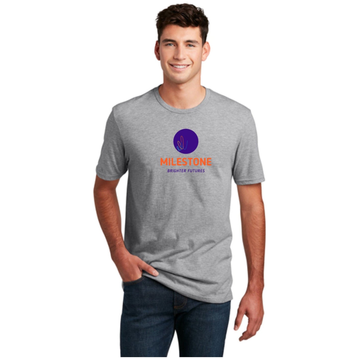 District® Perfect Blend® CVC Tee Full Front Logo