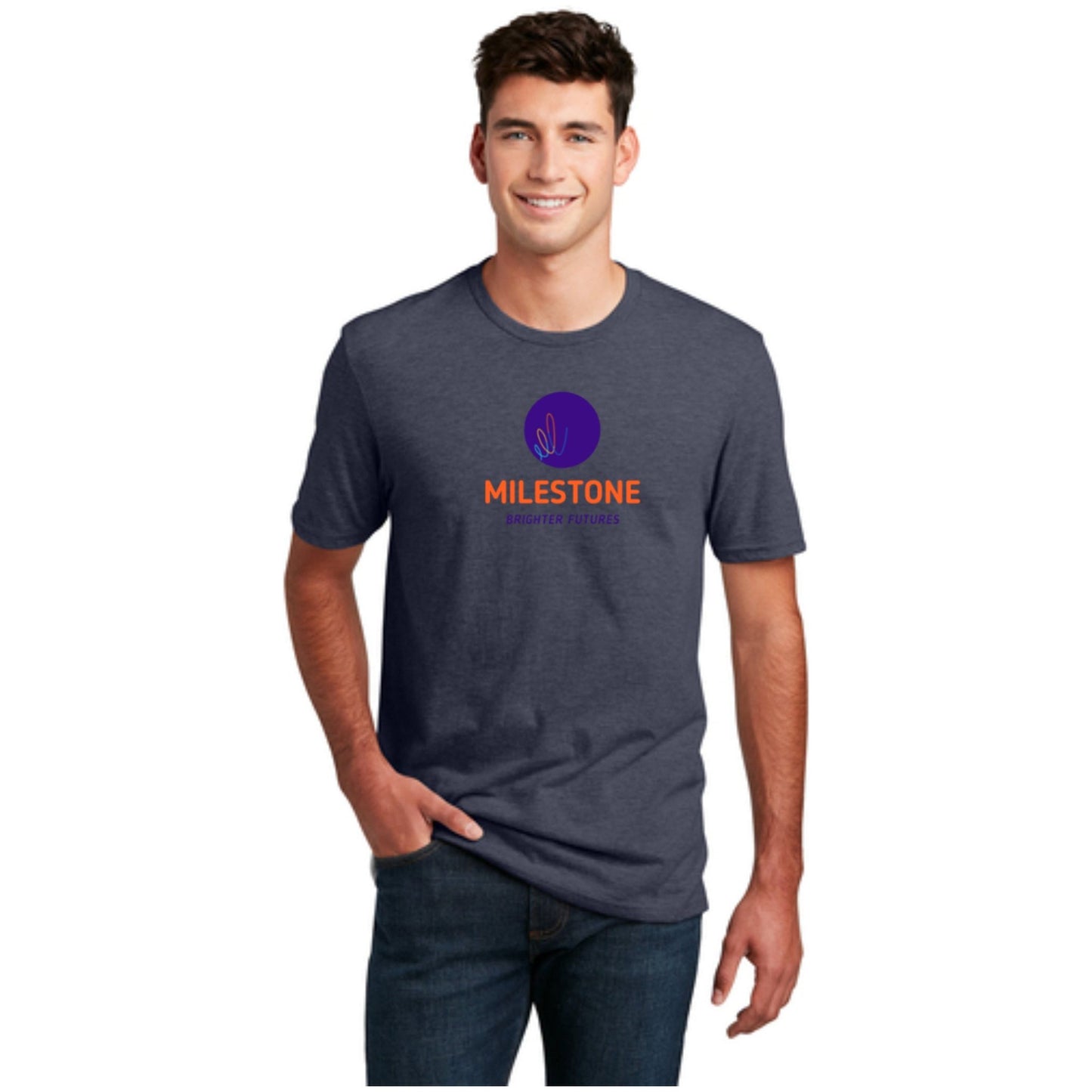 District® Perfect Blend® CVC Tee Full Front Logo