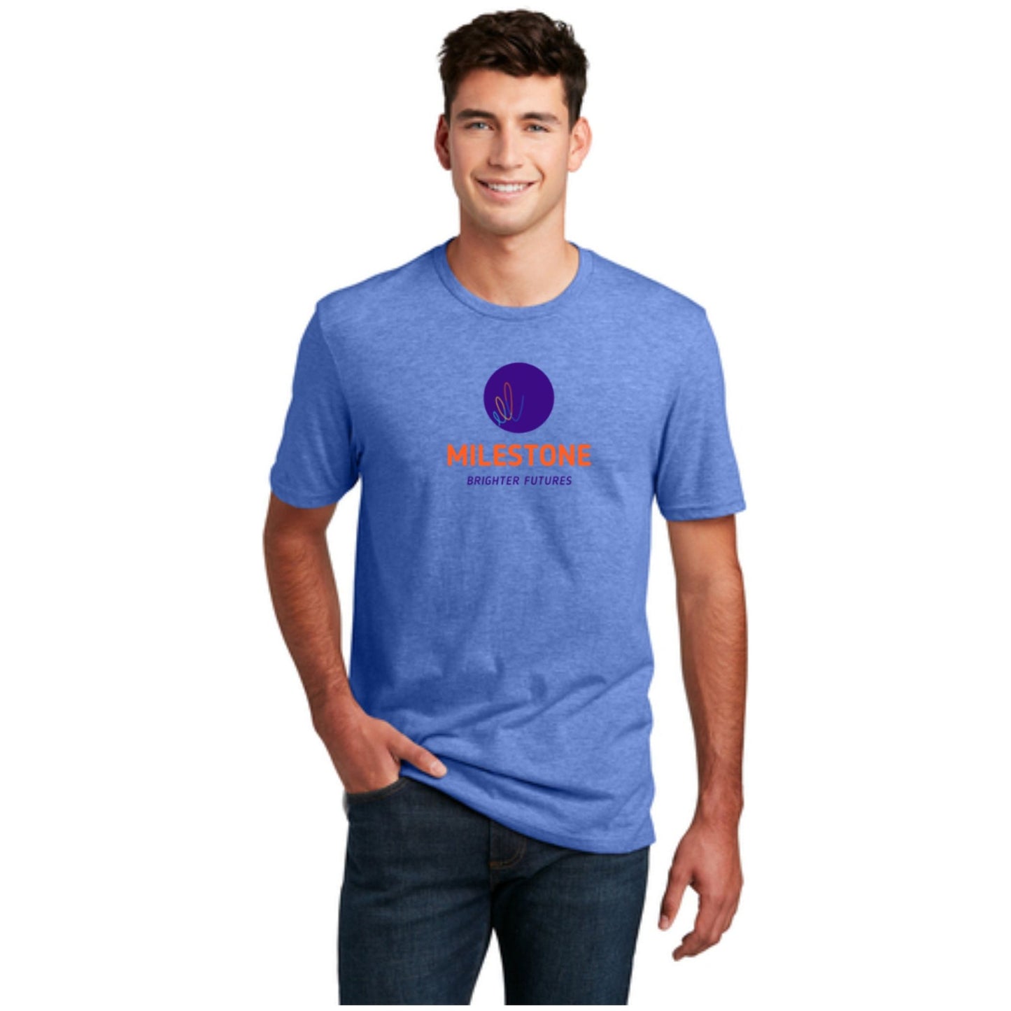 District® Perfect Blend® CVC Tee Full Front Logo